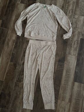 Honeydew Intimates Cream Leopard-Print Pajama Set